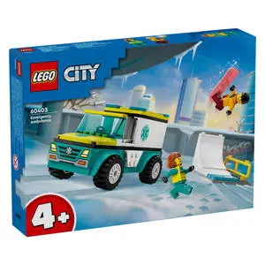 Lego Emergency Ambulance & Snowboarder 60403